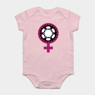 Chain Ring Girl Power 1 Baby Bodysuit